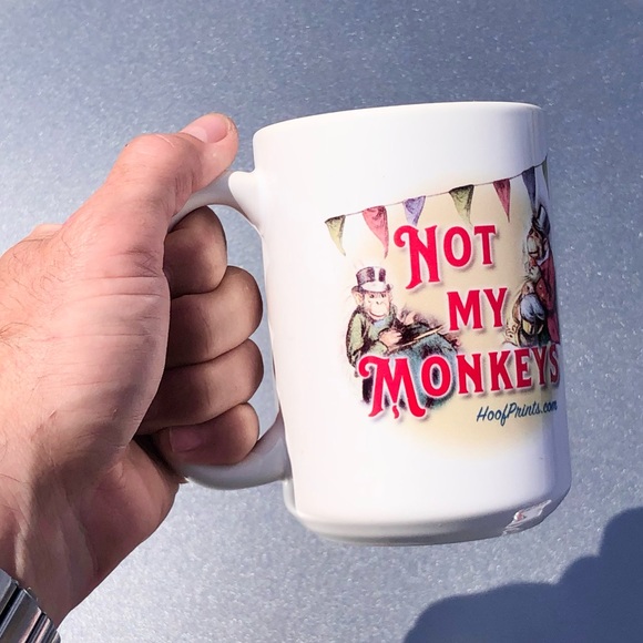2 “Not My Circus Not My Monkeys” Mugs (lot Of Two) - Picture 14 of 15